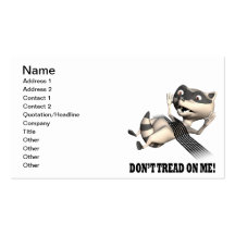 Dont Tread On Me Business Card Template