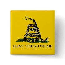 Don't Tread On Me Pinback Buttons