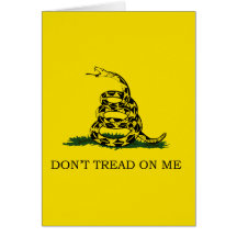 Don't Tread On Me Card