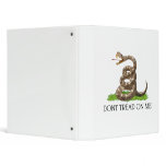 Dont Tread On Me Gadsden American Revolution Flag Vinyl Binders
