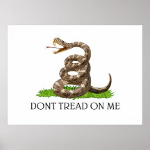 Dont Tread On Me Gadsden American Revolution Flag Posters