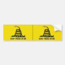 Dont Tread on Me - Gadsden Flag Bumper Stickers