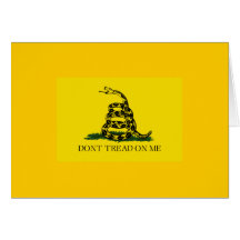 Don't Tread On Me - Gadsden Flag Greeting Cards
