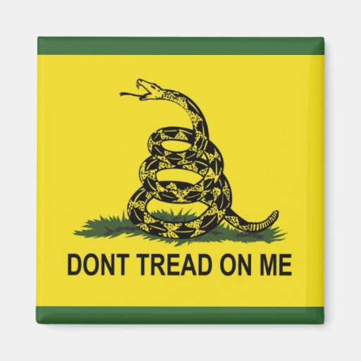 Dont Tread On Me: Gadsden Flag Refrigerator Magnets