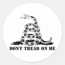 Dont Tread On Me Gadsden Flag Snake Symbol Sticker
