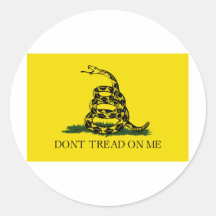 Don't Tread On Me - Gadsden Flag Stickers