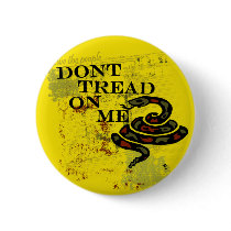 Dont Tread on Me Gadsden Flag/Symbol Pinback Buttons