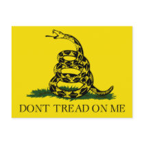 Don't Tread on Me, Gadsden flag tea party Postcards