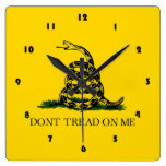 Don't Tread On Me - Gadsden Flag Wallclock