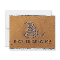 dont tread on me custom invitations