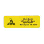 Dont Tread On Me Custom Return Address Label