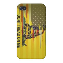 dont tread on me phone case iPhone 4 cases