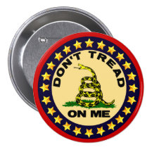 Don't Tread On Me! Pinback Button