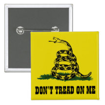 Don't Tread On Me Pinback Buttons