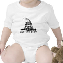 Don't Tread On Me Rattlesnake Rompers