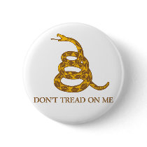 Don't Tread on Me Snake Button
