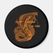 Don't Tread On Me Snake Fridge Magnets