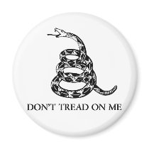 Don't Tread on Me Snake Magnet