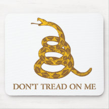 Don't Tread on Me Snake Mousepad