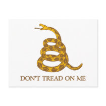 Don't Tread on Me Snake Postcard