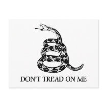 Don't Tread on Me Snake Postcard