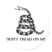Don't Tread on Me Snake Sticker