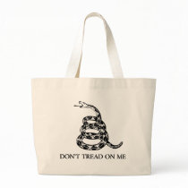 Don't Tread on Me Snake Tote Bag