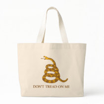 Don't Tread on Me Snake Tote Bag