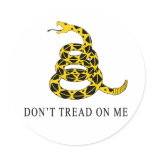 Don't Tread on Me Stickers