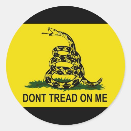 DONT TREAD ON ME STICKER