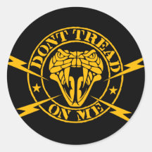 dont tread on me sticker