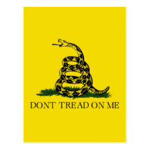 DONT TREAD ON ME, The Gadsden Flag Post Card