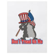 dont tread on me usa bad ass honey badger personalized flyer