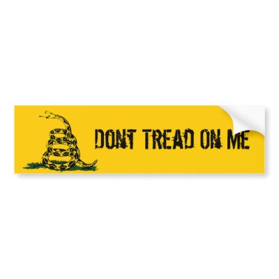Dont Tread On MeGadsden Bumper Sticker by cutencomfy