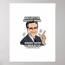 DON'T VOTE FOR SOCIALIST OBAMA POSTERS