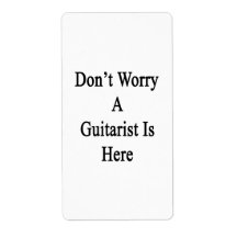 Don't Worry A Guitarist Is Here Labels