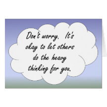 Don't Worry About Plagiarism Cards