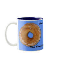 DONUT HUMOR COFFEE MUG