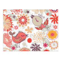 doodle birds post cards
