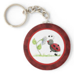 Doodle Bug Ladybug Keychain