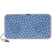 Doodle by OrigAudio™ Blue Polka Dots (Audio) Mp3 Speakers
