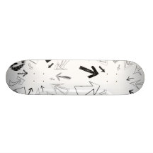 Doodled Arrows Skate Board