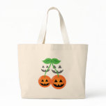Doom Jack o' Lantern Cherries Tote Bags
