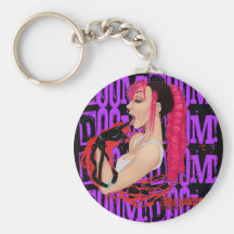 DOOM! Magazine Purple "Z" Keychain