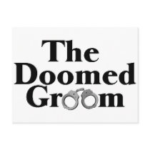 Doomed Groom Post Card