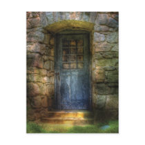 Door - A rather old door leading to somewhere Post Card