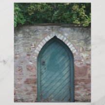 Door at Bishops Lydeard, Somerset, UK Flyer Design