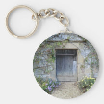 Door at Haddon Hall in Derbyshire Key Chain
