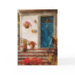 Door - Blue Front Door Greeting Cards