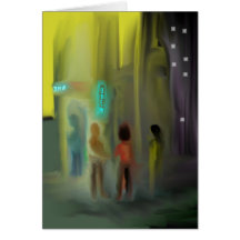 "Door Check" Greeting Cards